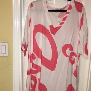 Ladies knee length dress a medium like new condition by Tybec Island